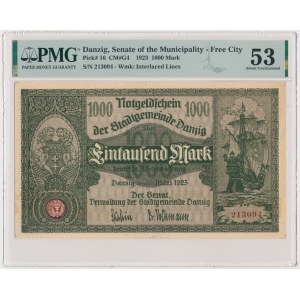 Danzig, 1.000 Mark 1923 - PMG 53