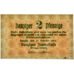 Danzig, 2 Pfennig 1923 - October - PMG 58 - RARE