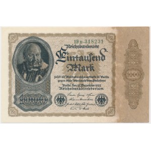 Germany, 1.000 Mark 1922