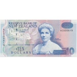 New Zealand, 10 Dollars (1992)