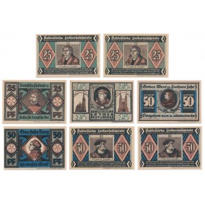 Breslau, set of notgelds 1921 (8 pcs.)