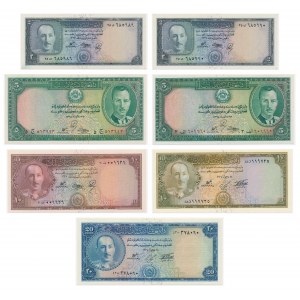 Afghanistan, lot 2-20 Afghanis (7 pcs.)