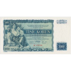 Tschechoslowakei, 1.000 Kronen 1934 - MODELL -.
