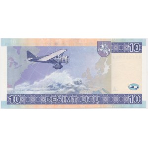 Litwa, 10 litów 2001 - AA -