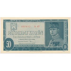Czechosłowacja, 50 koron 1948 - WZÓR -