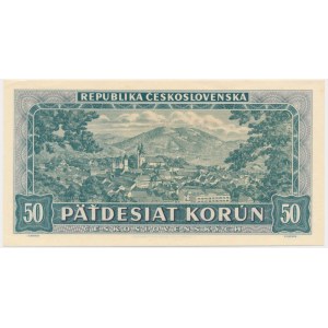 Czechoslovakia, 50 Korun 1948 - SPECIMEN -