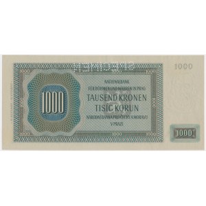 Bohemia and Moravia, 1.000 Korun - SPECIMEN -