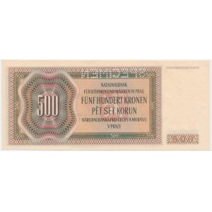 Czechy i Morawy, 500 koron 1942 - WZÓR -