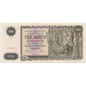 Slovakia, 1.000 Korun 1940 - SPECIMEN -