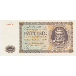 Slovakia, 5.000 Korun 1944 - SPECIMEN -