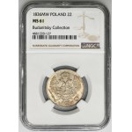 30 kopiejek = 2 złote Warszawa 1836 MW - NGC MS61 - ex. Budanitsky Collection