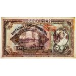 Tschechoslowakei, 5.000 Kronen 1920 - MODELL -.
