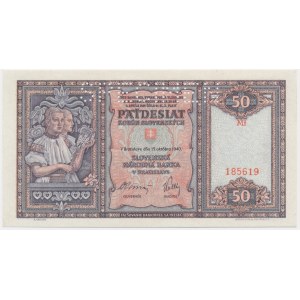 Slowakei, 50 Kronen 1940 - MODELL -.
