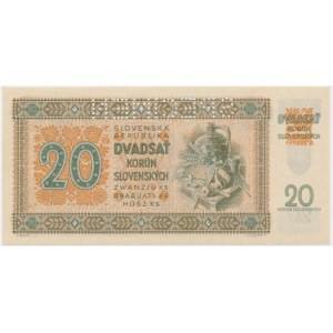 Słowacja, 20 koron 1942 - WZÓR -
