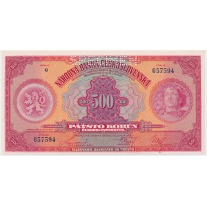 Czechosłowacja, 500 koron 1929 - WZÓR -