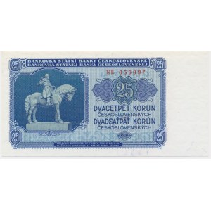 Czechoslovakia, 25 Korun 1953