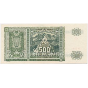 Slovakia, 500 Korun 1941 - SPECIMEN -