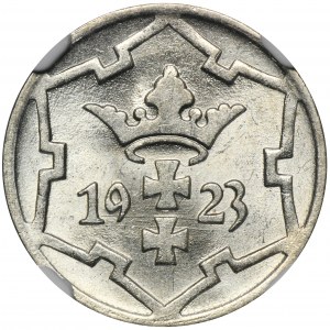 Wolne Miasto Gdańsk, 5 fenigów 1923 - NGC MS65