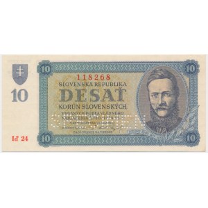 Słowacja, 10 koron 1943 - WZÓR -