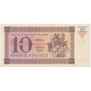 Slowakei, 10 Kronen 1943 - MODELL -.