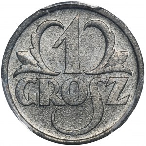 German Occupation, 1 Grosz 1939 - PCGS MS65 - WZÓR
