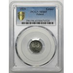 Generalna Gubernia, 1 Grosz 1939 - PCGS MS65 - WZÓR