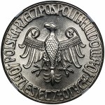 PRÓBA, 10 złotych 1964 Kazimierz Wielki - NGC MS67 - bez napisu PRÓBA