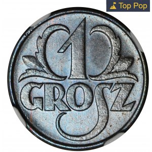 1 grosz 1928 - NGC MS66 BN