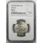 Zygmunt III Waza, Ort Gdańsk 1625 - NGC MS65 - PR•