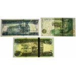 Ethiopia, South Africa, lot 5-100 Birr 2015, 10 Rend (3 pcs.)