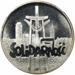 100.000 złotych 1990 Solidarność - TYP D - NGC PF67 ULTRA CAMEO