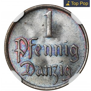 Freie Stadt Danzig, 1 Fenig 1937 - NGC MS66 BN