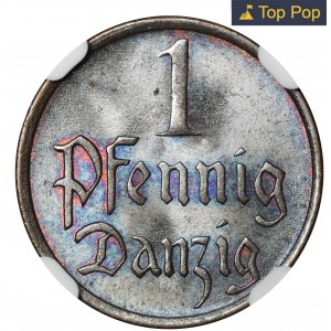 Free City of Danzig, 1 pfennig 1937 - NGC MS66 BN