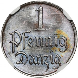 Freie Stadt Danzig, 1 Fenig 1930 - NGC MS65 BN