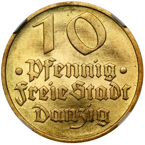 Freie Stadt Danzig, 10 feniges Cod 1932 - NGC MS65