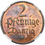 Freie Stadt Danzig, 2 Fenster 1937 - NGC MS65 RB