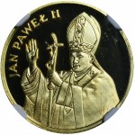 1.000 złotych 1985, Szwajcaria, Jan Paweł II - NGC PF68 - Nakład 5 sztuk