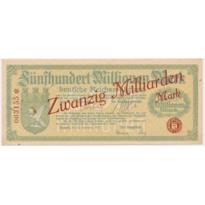 Zoppot, 20 Milliarden Mark 1923