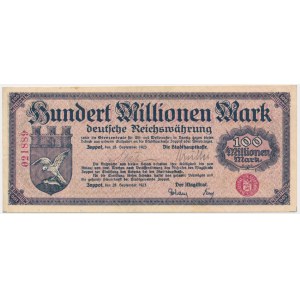 Sopot, 100 million mark 1923