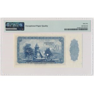 ABNCo, 20 złotych 1939 - SPECIMEN - 00000 - PMG 66 EPQ