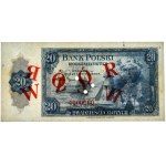 ABNCo, 20 złotych 1939 - WZÓR - 0000000 - PMG 65 EPQ