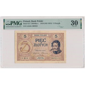 5 złotych 1919 - S 26. B. - PMG 30