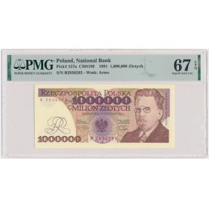 1 Million 1991 - B - PMG 67 EPQ - seltene Serie