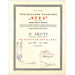 Towarzystwo Handlowe Svea S.A., 10 x 100 zł, Emisja II