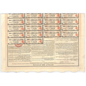 S.A. des Forges et Ancieries de Huta Bankowa (Dombrowa), 500 francs 1922