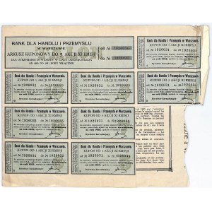 Bank für Handel und Industrie, 5 x 1.000 mkp 1923, Ausgabe XI