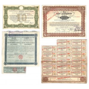 Pledge letters and temporary certificate - set of 3 pieces.