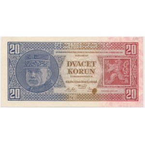 Czechosłowacja, 20 koron 1926 - WZÓR -