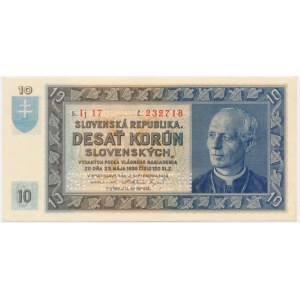Słowacja, 10 koron 1939 - WZÓR -