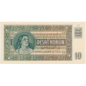 Slowakei, 10 Kronen 1939 - MODELL -.